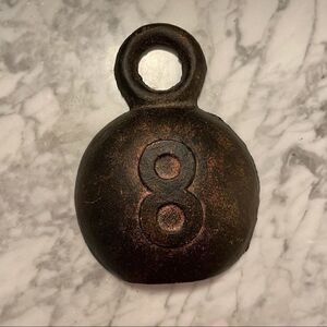 Cast Iron Old Time Weight Wall Hanging